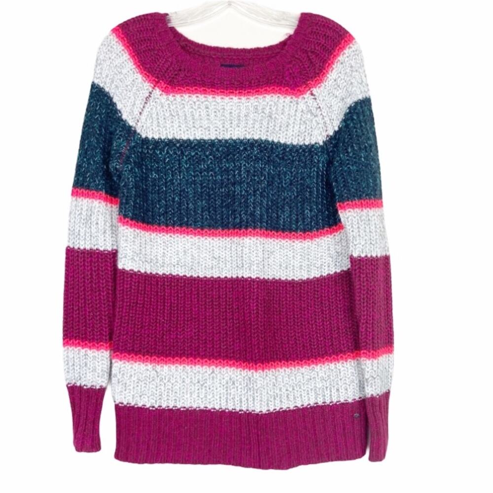 American Eagle Striped Knit Jegging Sweater Sz S